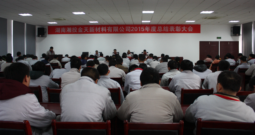 公司舉行2015年度總結(jié)表彰大會(huì)
